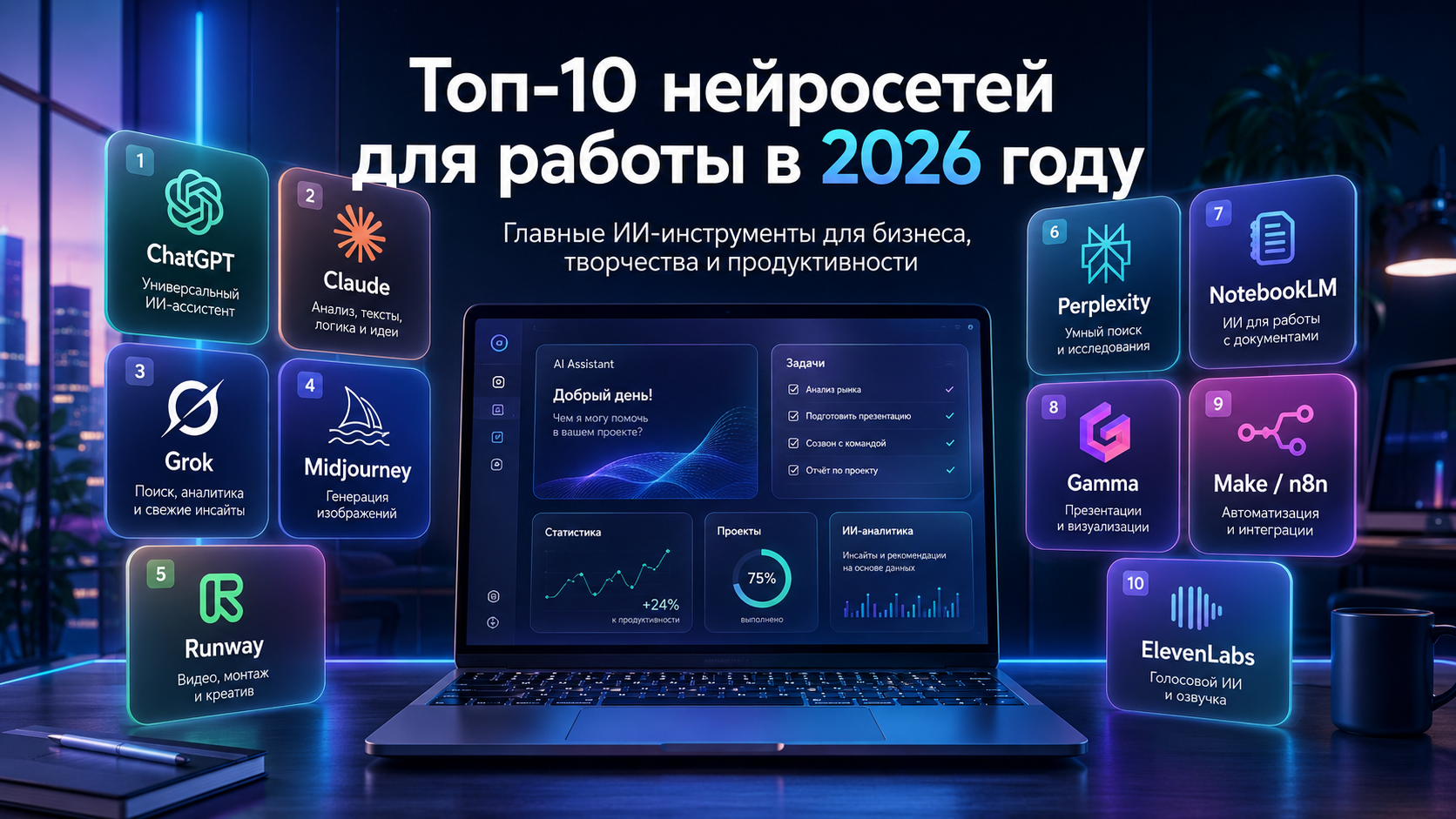 Какие нейросети действительно стоит использовать в 2026 году